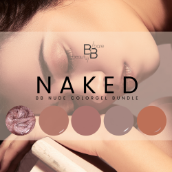 naked colorgel set bare beauty gmbh color gel sets set0011