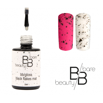 bb/gloss black flakes mat 12ml