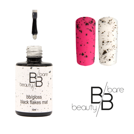 bb/gloss black flakes mat 12ml bare beauty gmbh home bb4312